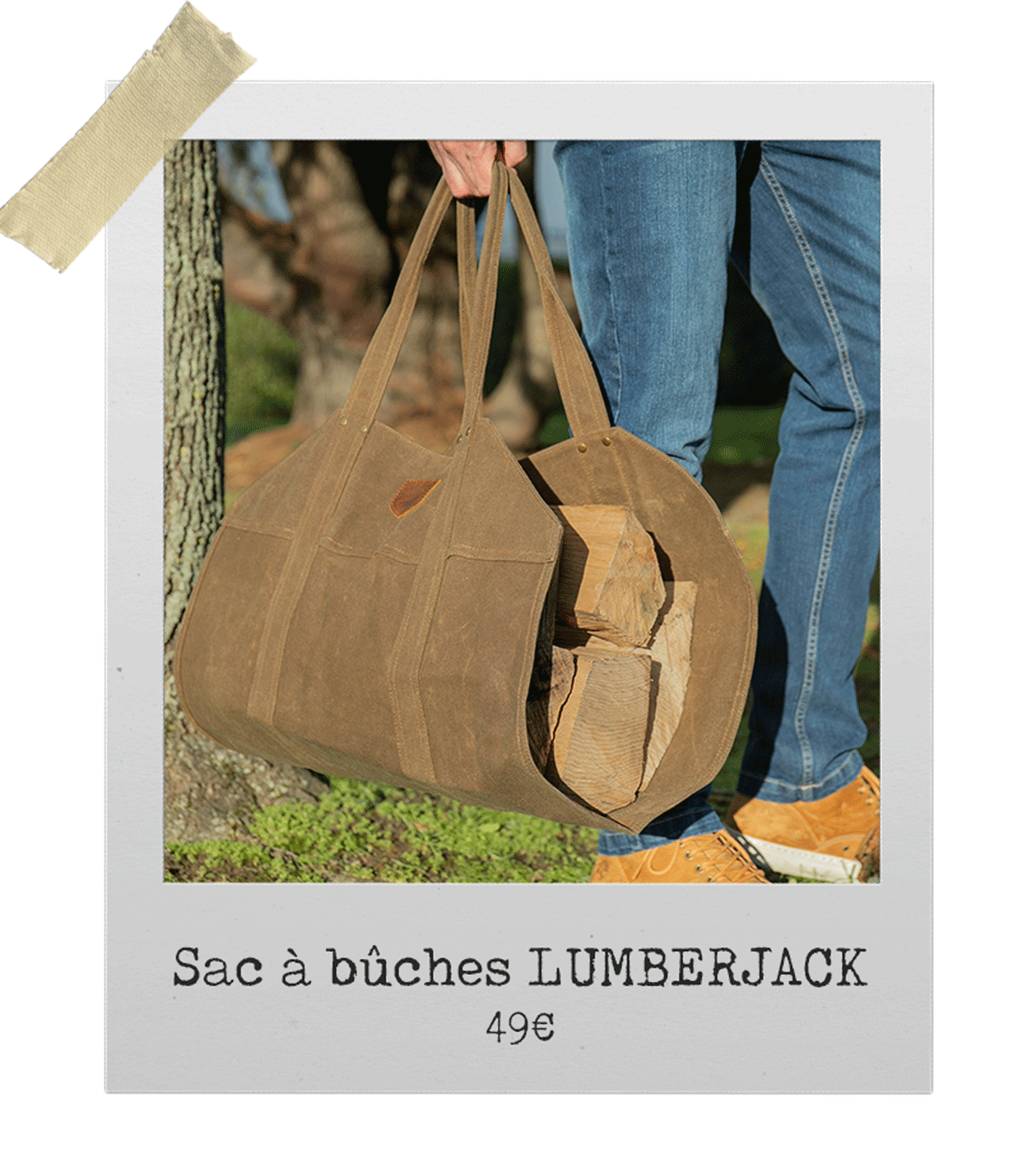 Sac à bûches alaskan maker